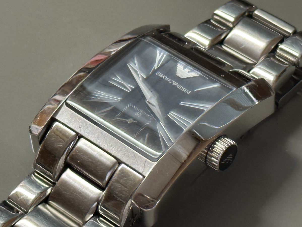 エンポリオアルマーニ AR0181 腕時計 メンズ クオーツ 中古 動作品