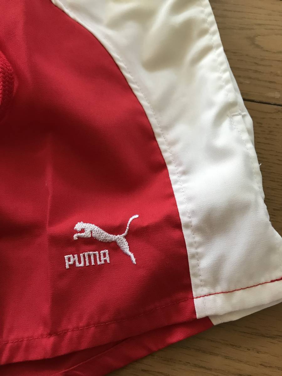  unused tag equipped PUMA Puma short pants product number :PMU-5667PJ color :8 red × white size :140 TM8622