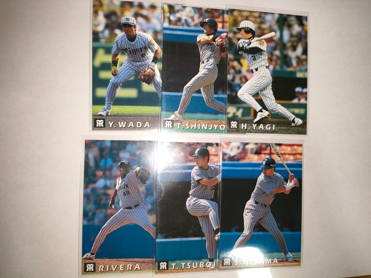 阪神タイガース　98 カルビープロ野球チップス 3弾　6種6枚セット　新庄剛志坪井智哉RCなど_画像1