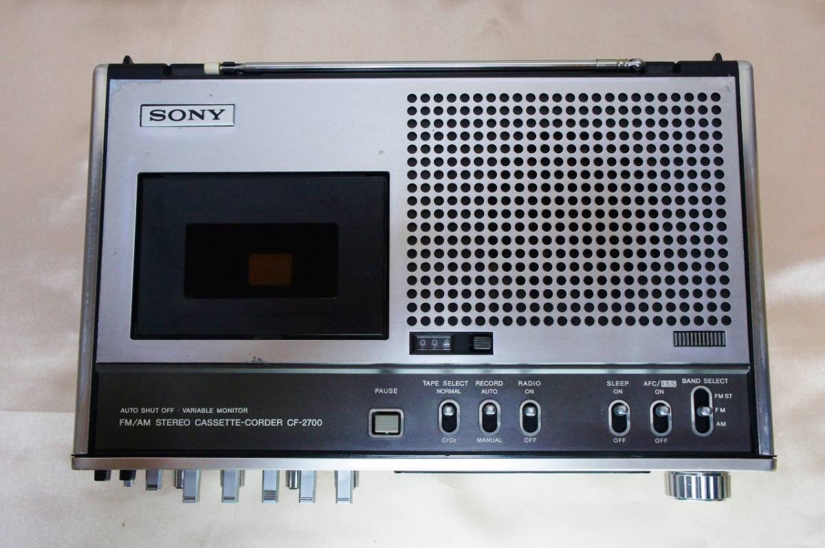 * cassette operation goods *CF-2700*SONY Sony * radio-cassette * cassette deck *tereko* cassette tenske*