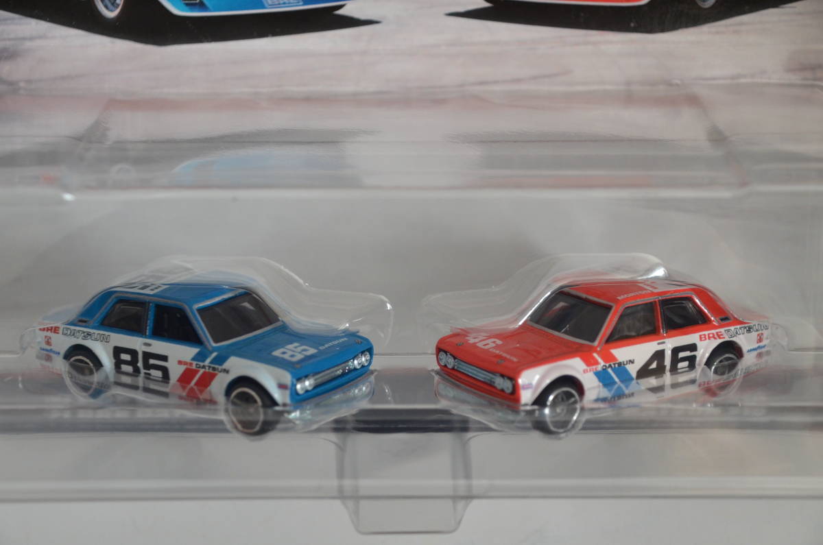 Hot Wheels Premium '71 BRE DATSUN 510 2 car set ★HW ホットウィール ニッサン ブルーバード NISSAN BLUEBIRD_画像3