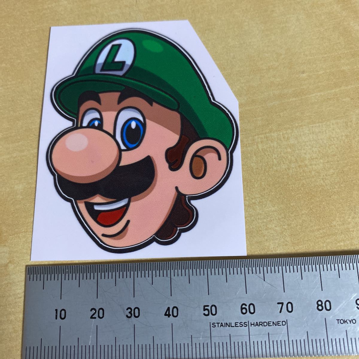 マリオ　ルイージ　ステッカー　sticker_画像1