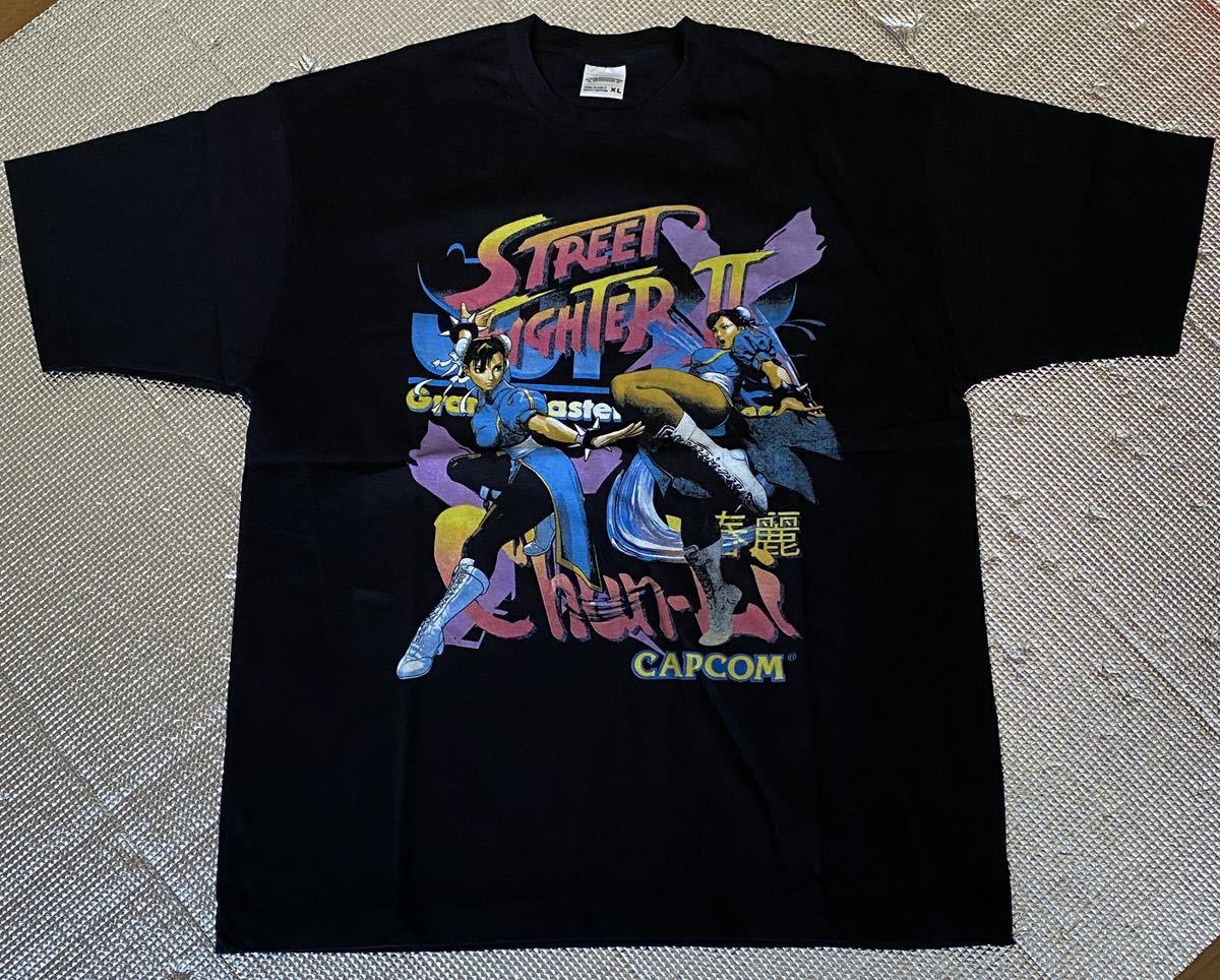 street fighter 春麗　チュンリー　chun-li TVシャツ　アメリカセレクトで購入　黒　　black_画像2