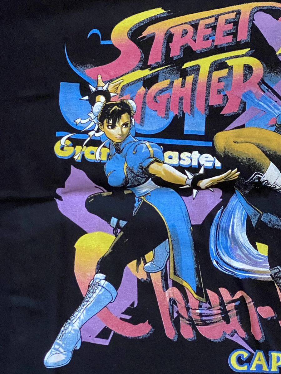 street fighter 春麗　チュンリー　chun-li TVシャツ　アメリカセレクトで購入　黒　　black_画像3