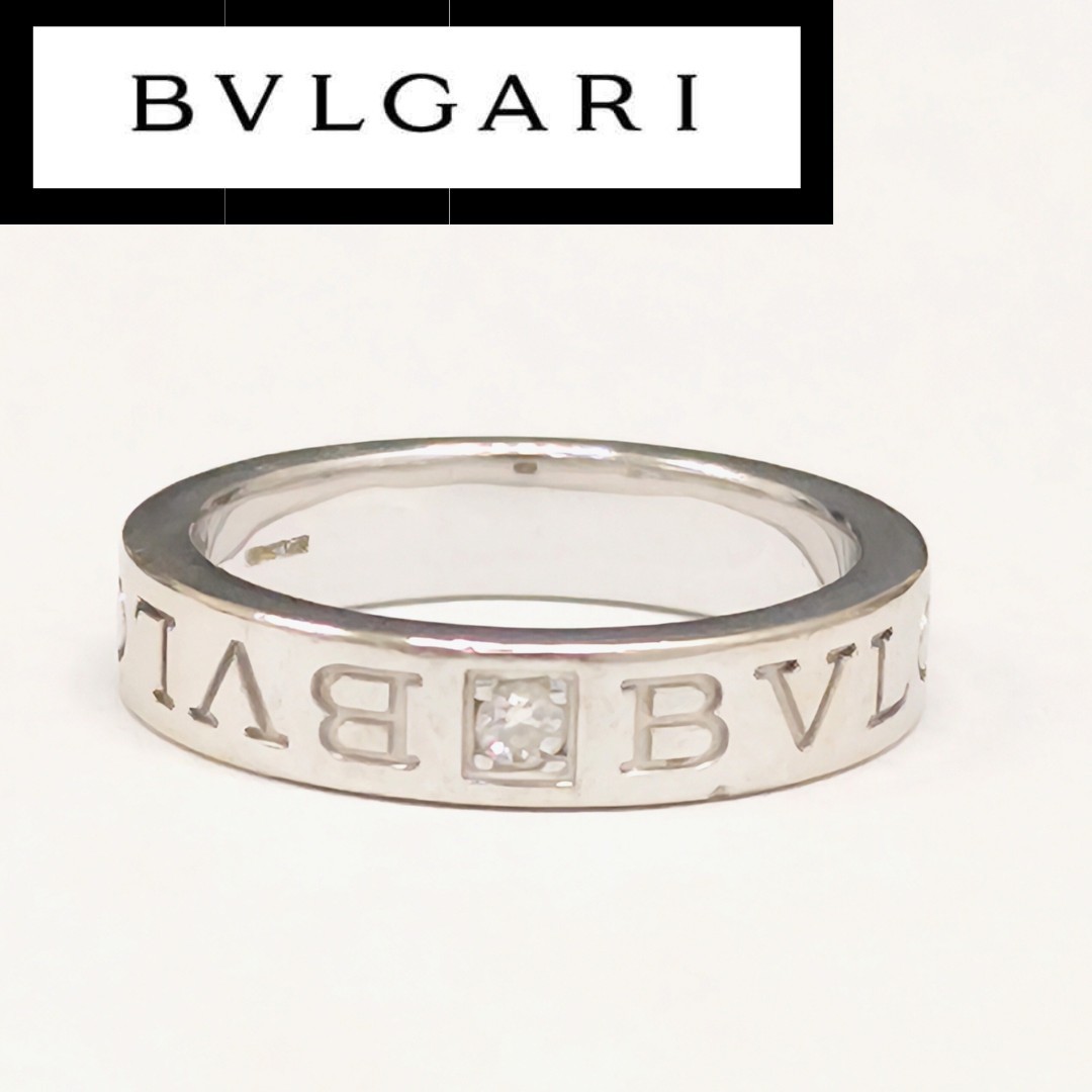 O70739)ブルガリ BVLGARI ブルガリブルガリダイヤリング 約9〜10号 750