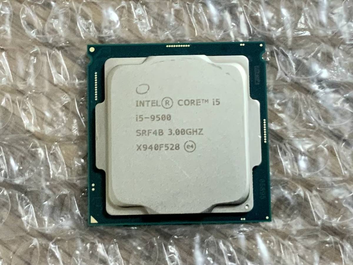 中古　Intel Core-i5 9500 3.00GHz SRF4B