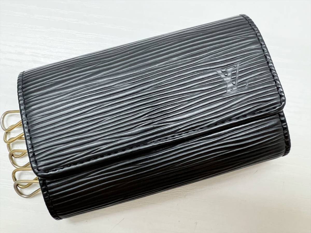 美品 Louis Vuitton ルイヴィトン エピ ミュルティクレ6 6連キーケース
