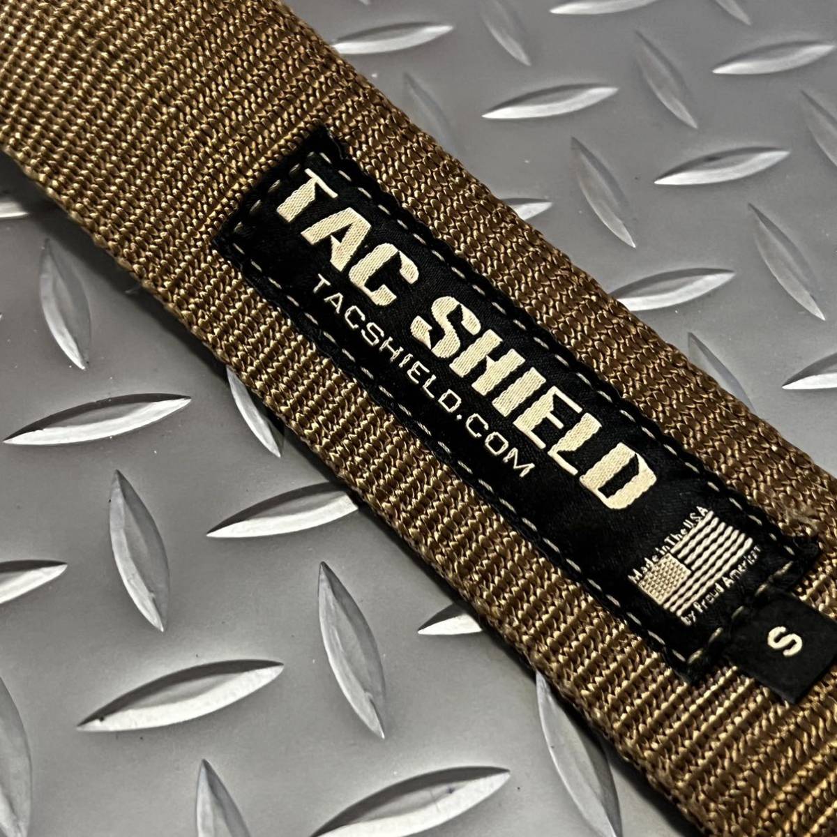米軍放出品 TAC SHIELD BELT Made in USA リガーベルト SMALL グリーン　おしゃれ　 (INV W72)_画像4