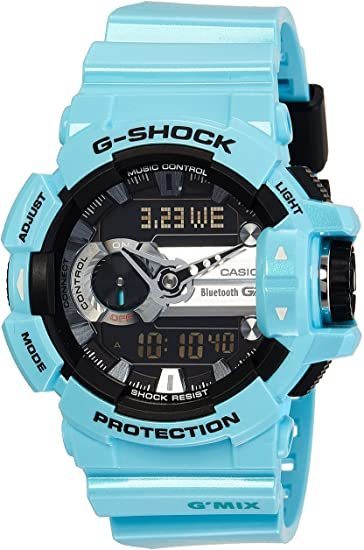 *CASIO Casio G-SHOCK Blue gba400-2cji- Mix G*MIX Bluetooth smartphone ream . model G shock hole tejigba-400-2c