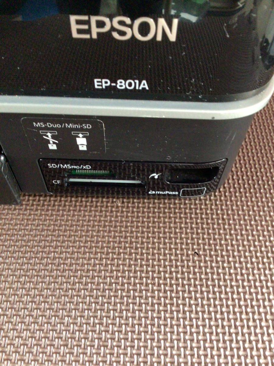YP-4 EPSON エプソン EP-801A インクジェット複合機 エプソンプリンター 通電OK_画像3