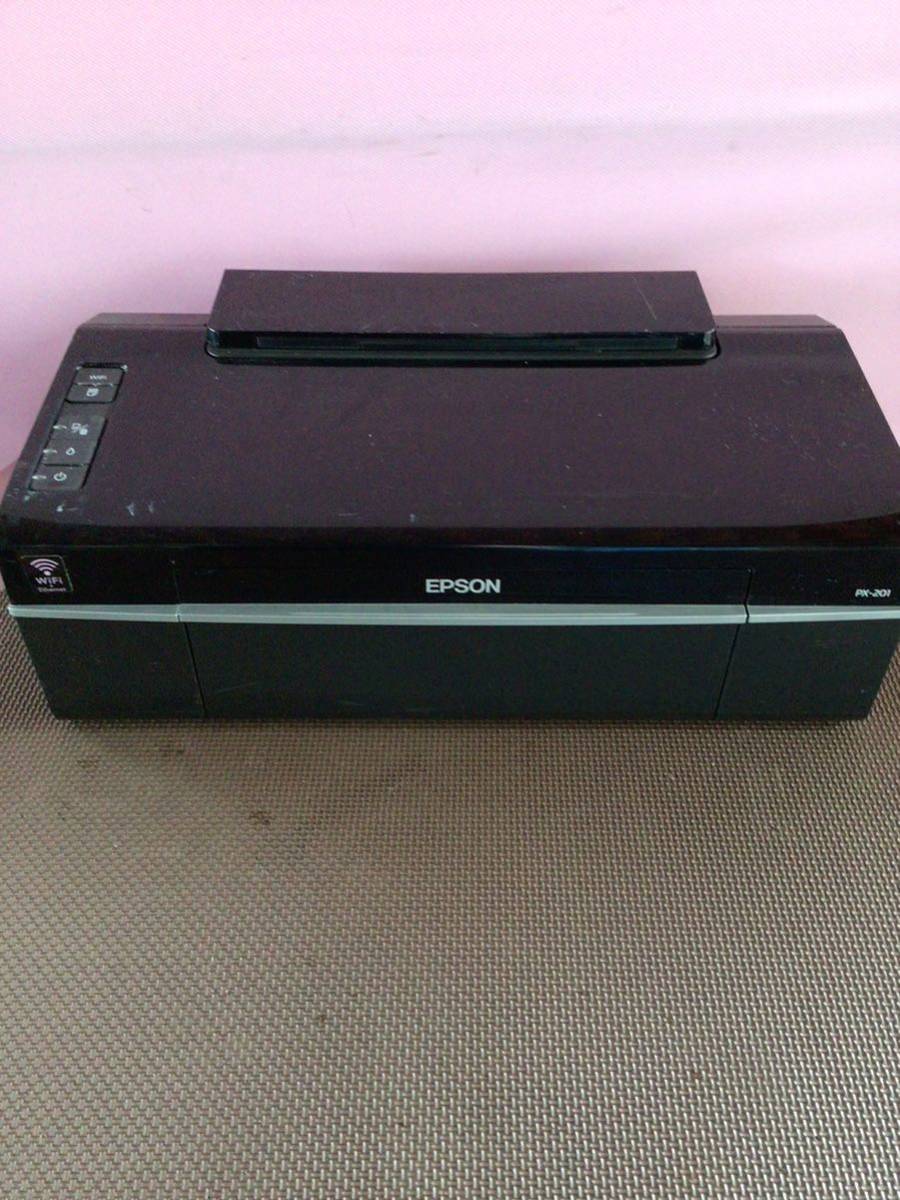 ◎ヤYP-16 EPSON エプソン PX-201 インクジェットプリンター インクジェットプリンタ 通電OK_画像1