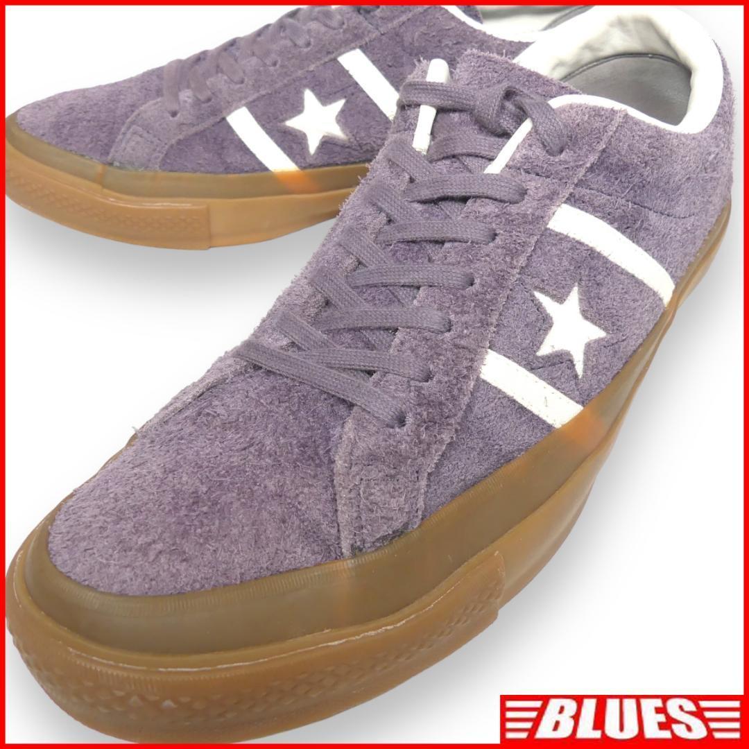 新着 即決☆CONVERSE☆27.5cm レザーローカットスニーカー 8ホール