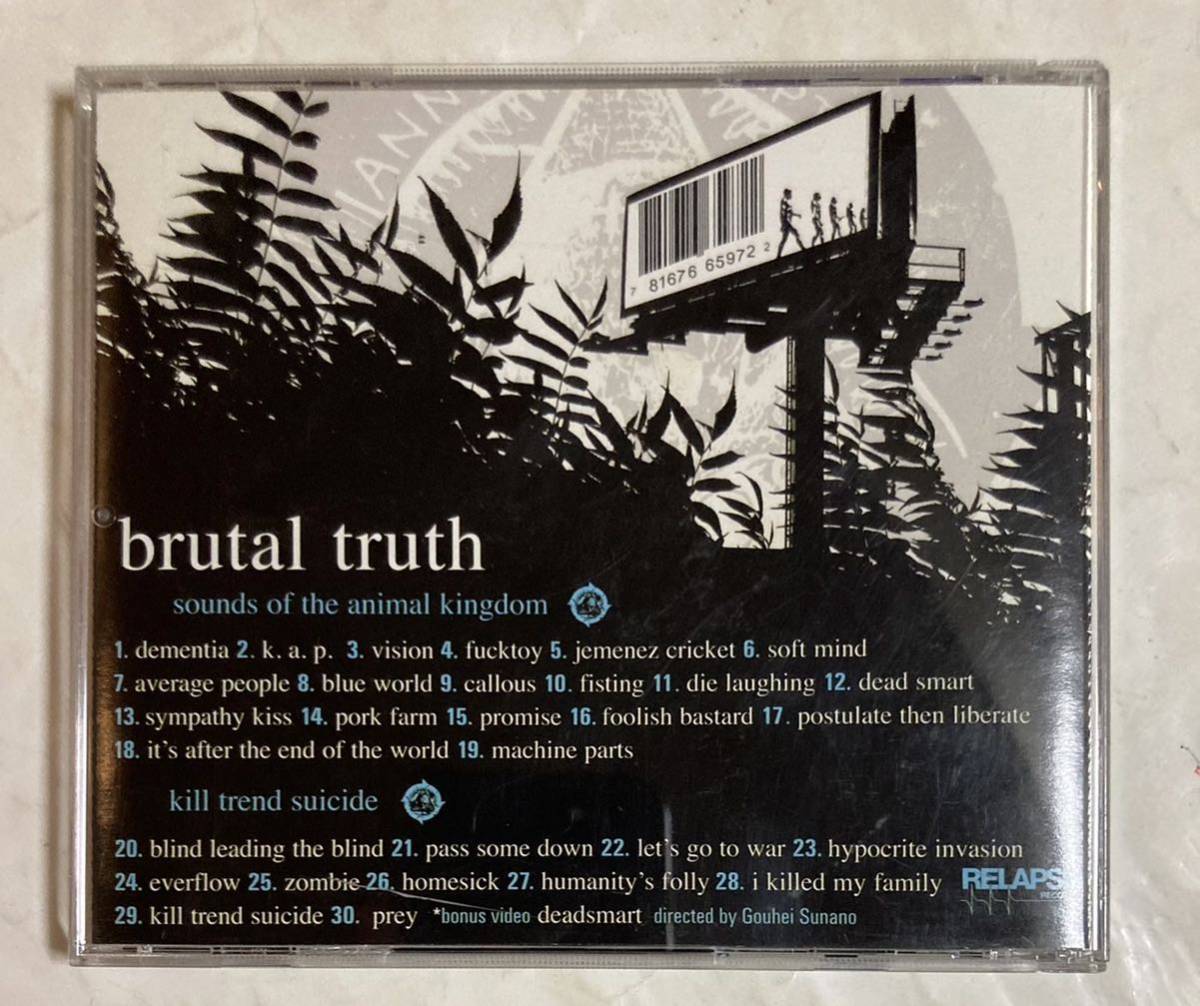 CD 輸入盤 Brutal Truth - Sounds Of The Animal Kingdomの画像2