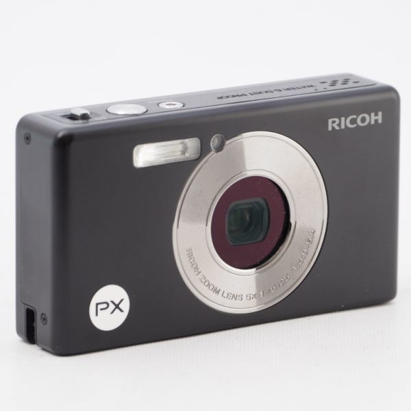 リコー Ricoh CX4 ブラック 充電器付き コンパクトデジタルカメラ-