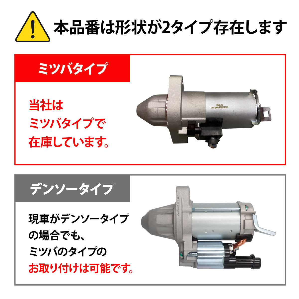 ステップワゴン エリシオン セルモーター ミツバタイプ スターター RG3 RG4 RR1 RR2 コア返却不要 出荷締切18時 31200-RBB-004_画像2