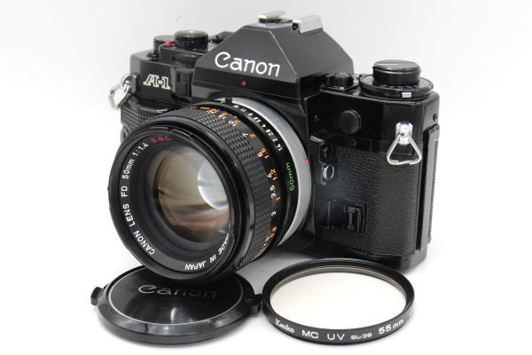 美品】Canon A-1カメラ +Canon FD 50mm 1.4 レンズ-