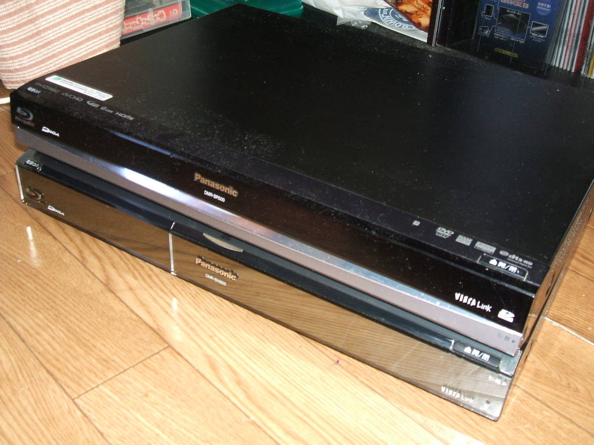 パナソニックDMR－BR５００、BW８００，ジャンク品。_画像1