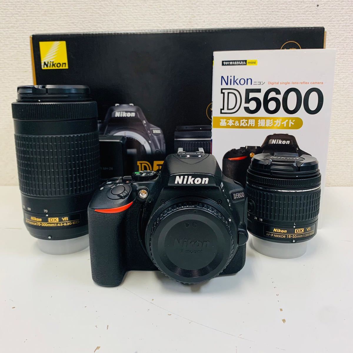 Nikon D5600 ダブルズームキット 748枚 AF-P DX NIKKOR 18-55mm f/3.5