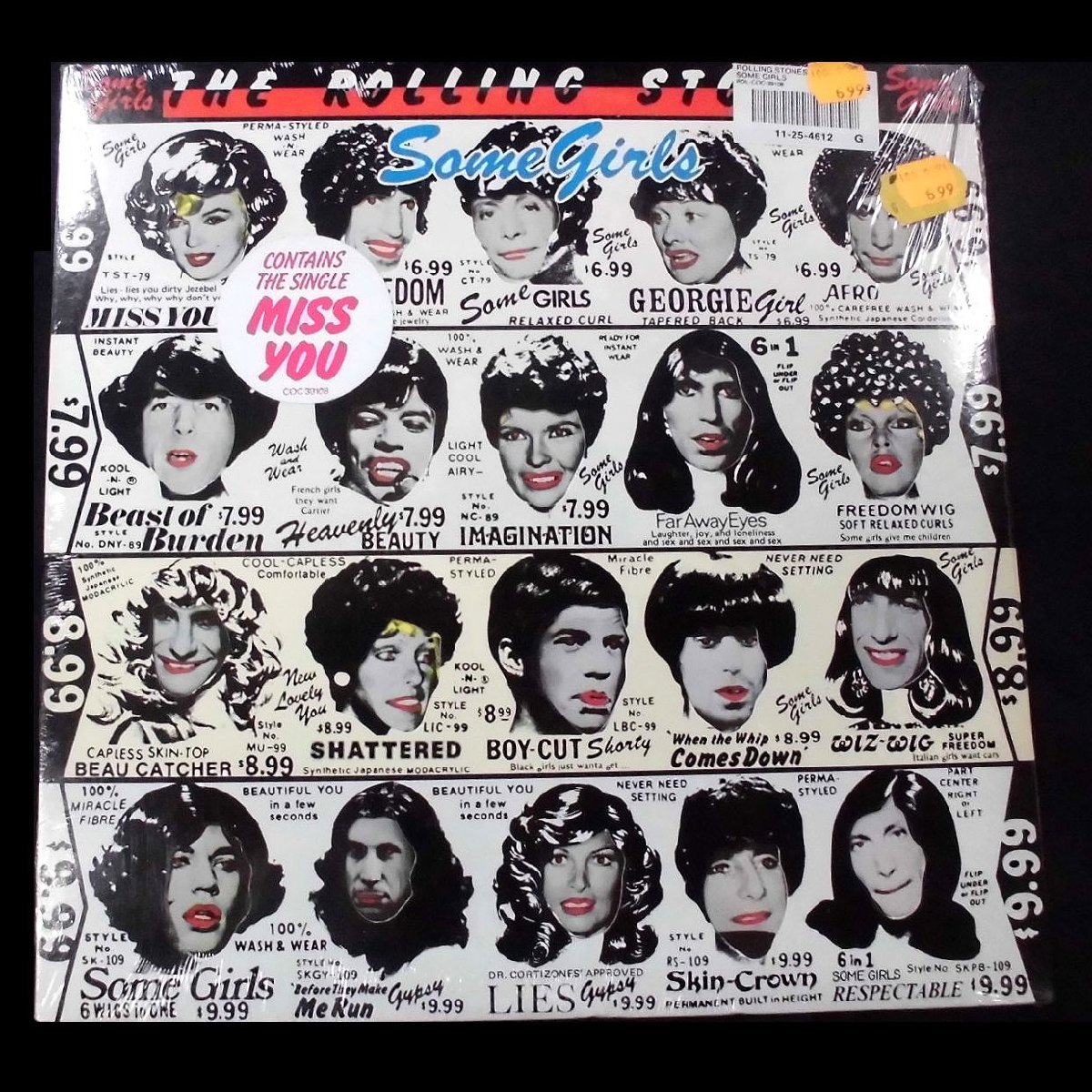 ○US-Rolling Stones Recordsオリジナルw/HypeSticker，Still-Seald未