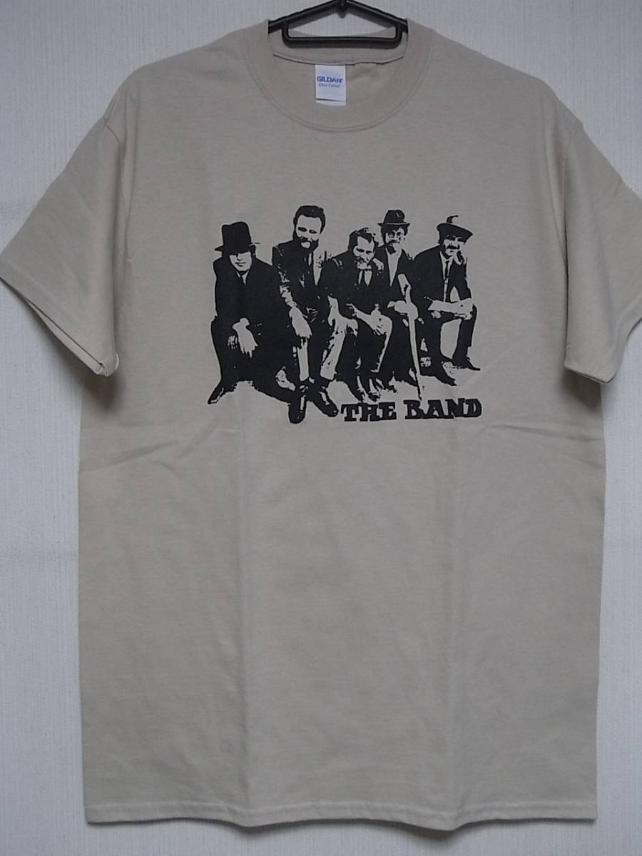 即決★新品ロックＴシャツ★ザ・バンド★THE BAND★ベージュボディ×ブラックプリント★S/M/Lサイズ対応可能の画像1