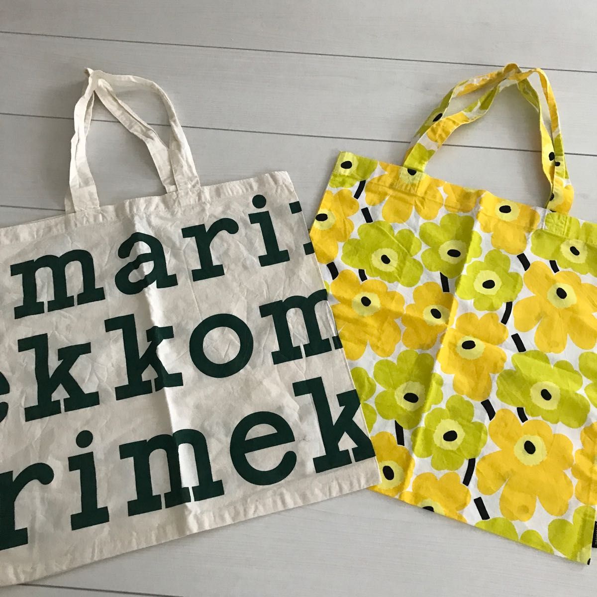 【最終価格】マリメッコ marimekko ノベルティ トートバッグ2枚セット