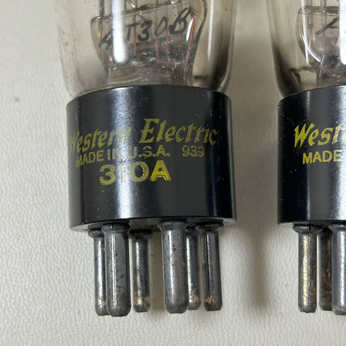 Western Electric ウエスタンエレクトリック A 真空管 2本セット 白