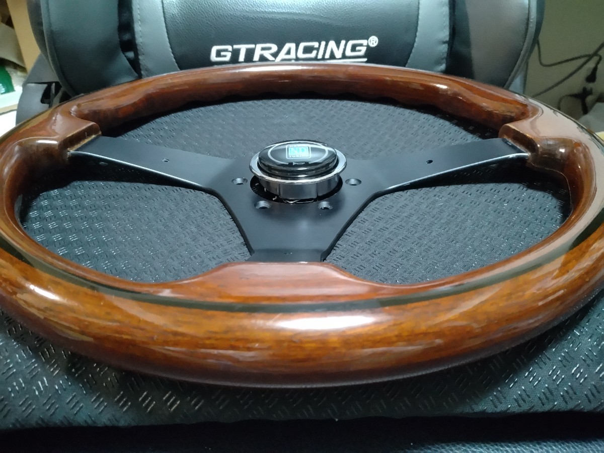 即決 NARDI ナルディ ウッドステアリング φ36 ブラックスポーク 即決 NARDI ナルディ ウッドステアリング φ36 ブラックスポーク