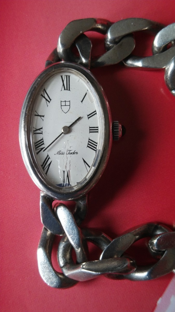 TUDOR チュードル ミスチュードル シルバー0800 レディース　手巻き 腕時計
