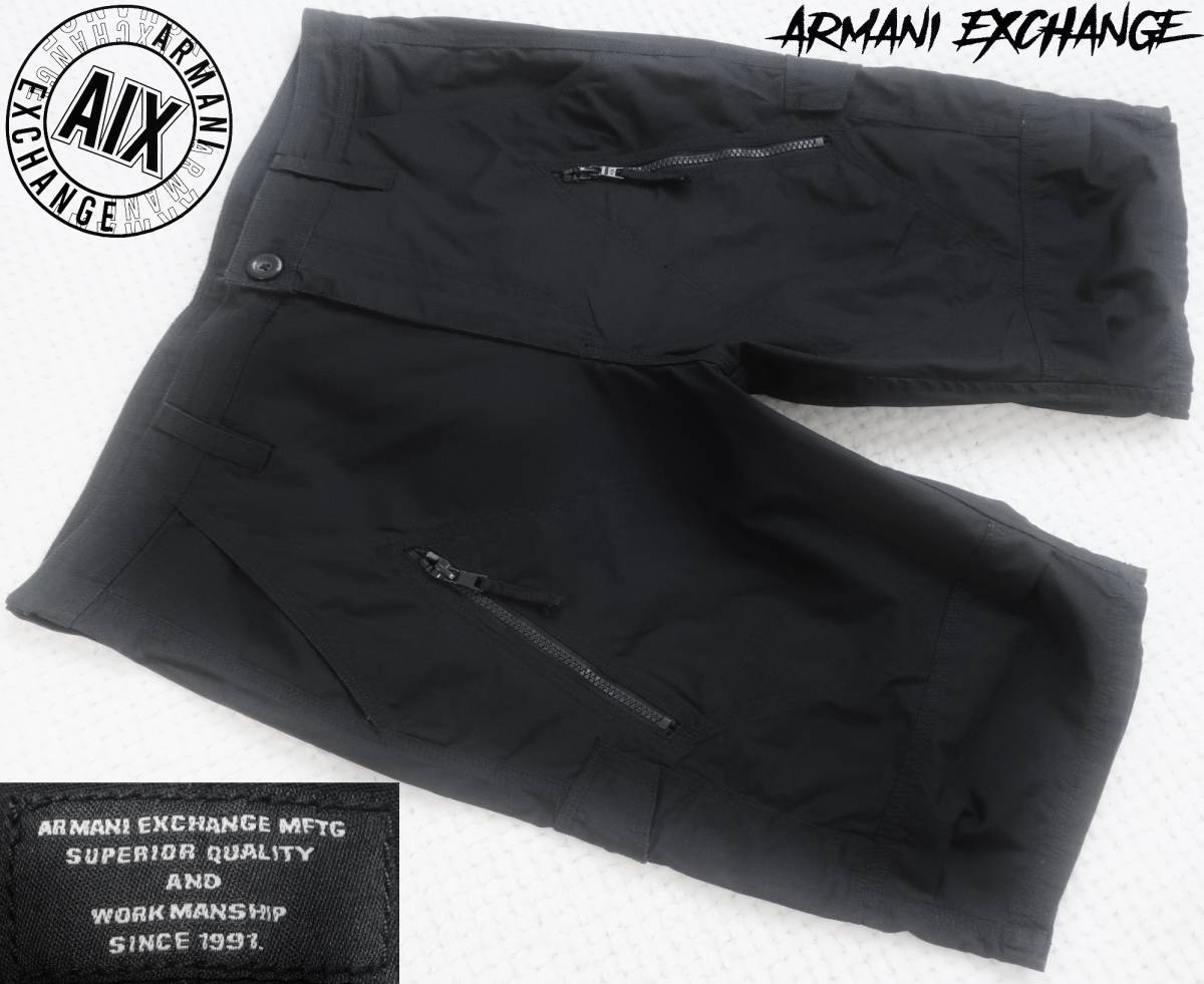 価格は安く パンツ★8 ハーフ カーゴ 新品★アルマーニ★ブラック ポケット★リップストップ★ショーツ (XL)★ARMANI★907 W36 黒 半パン ボトムス 価格は安く パンツ★8 ハーフ カーゴ 新品★アルマーニ★ブラック ポケット★リップストップ★ショーツ (XL)★ARMANI★907 W36 黒 半パン ボトムス