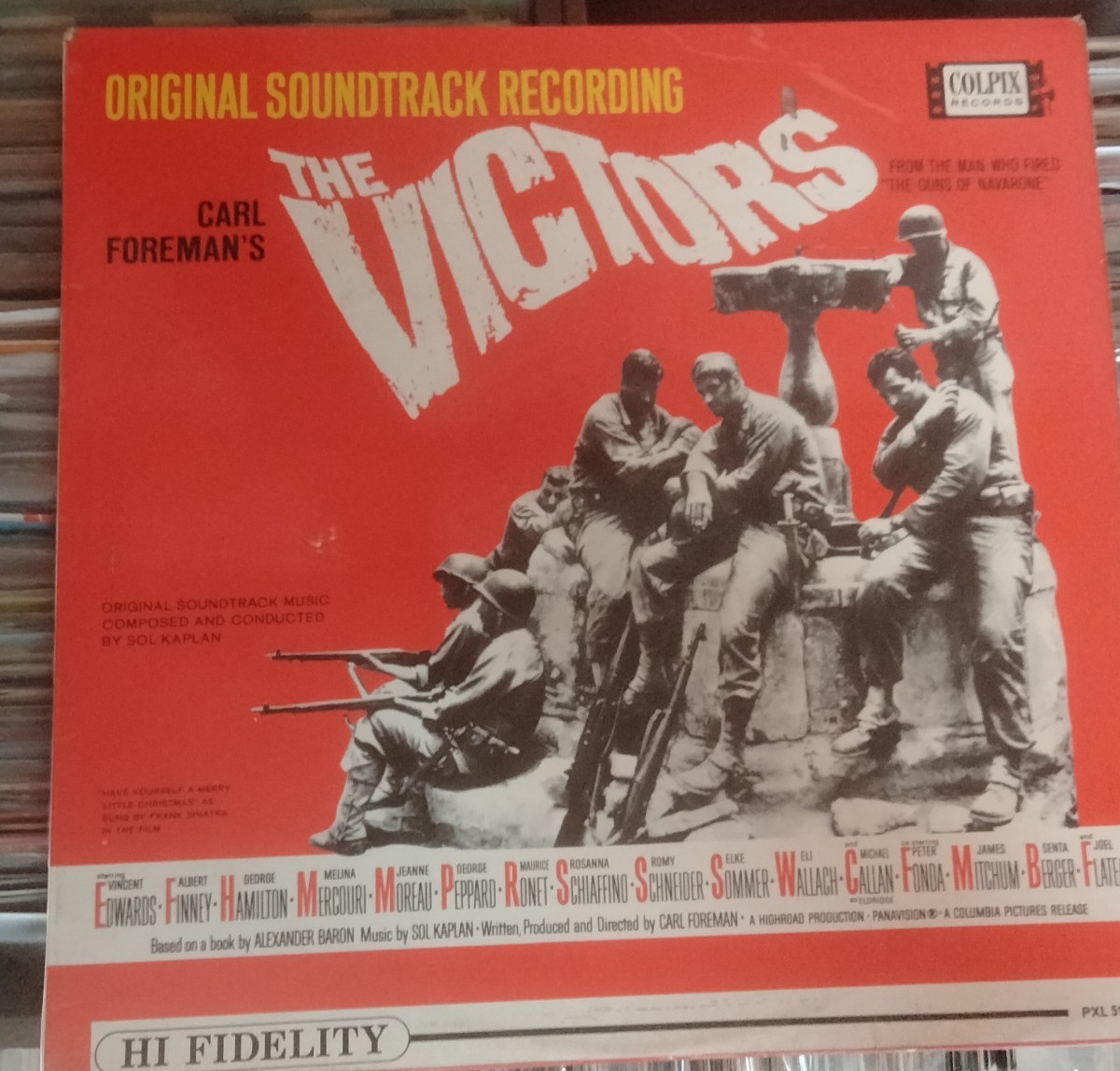 UK盤　Sol Kaplan The Victors サントラ　良盤_画像1