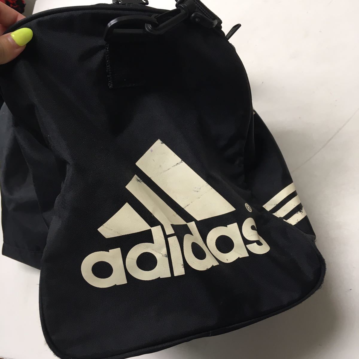  бесплатная доставка *adidas Adidas *2way сумка "Boston bag" большая вместимость сумка на плечо #50731sura