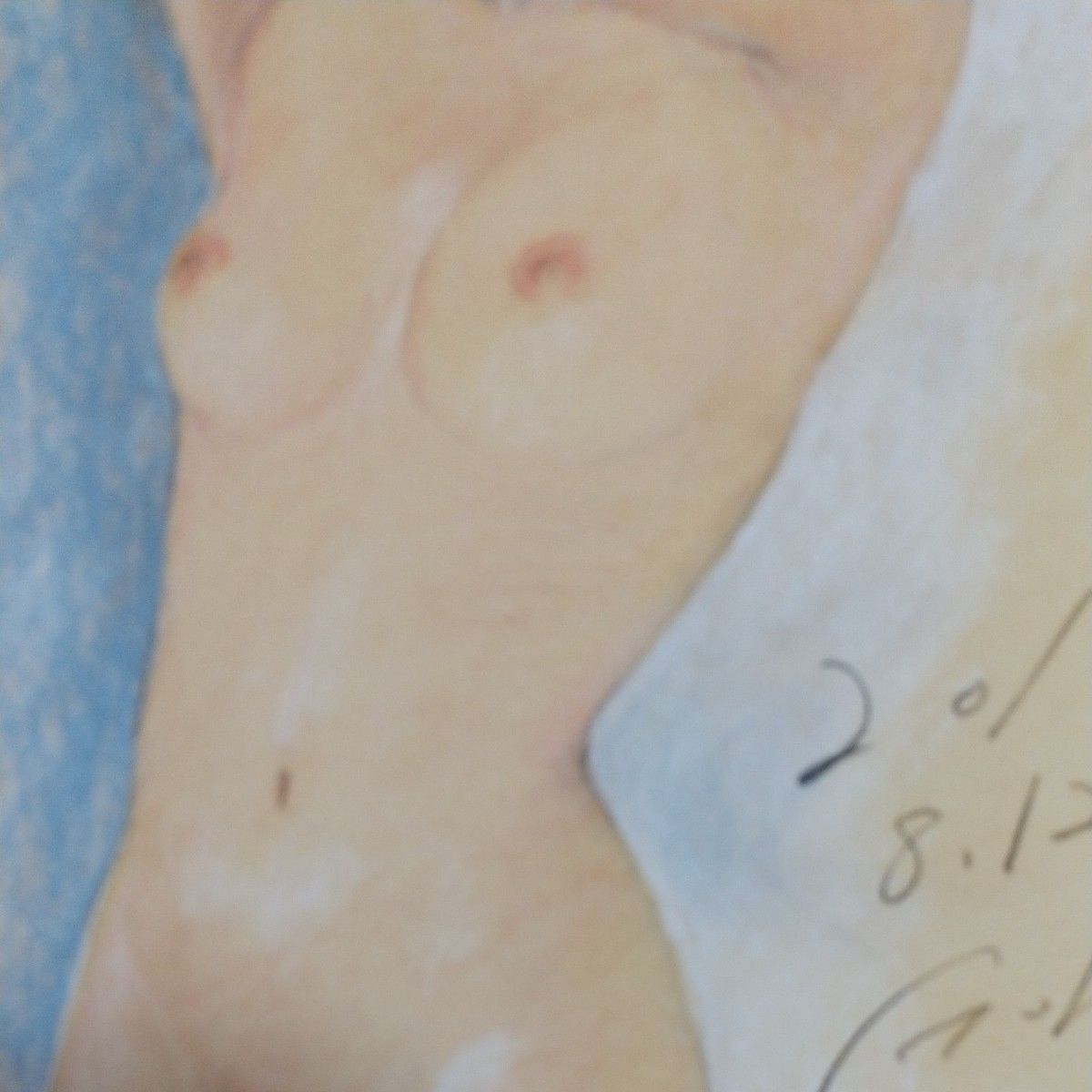 石川吾郎の原画、版画カラーアート限定版  [裸婦161]