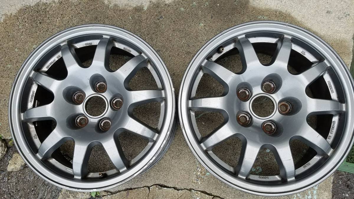 R32 Skyline GT-R正品選配輪NISSAN 16X6.5J    原文:Ｒ32 スカイライン GT-R 純正 オプションホイール 日産 16X6.5J