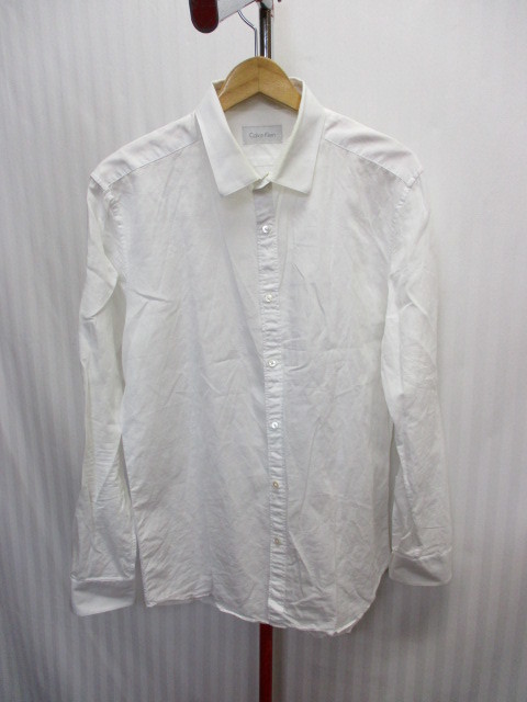  Calvin Klein white shirt men's L white shirt dress shirt business shirt shirt long sleeve shirt CK 06282