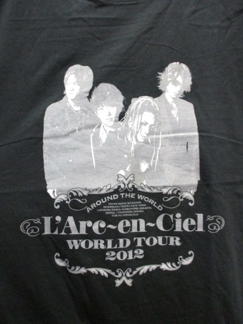 ラルクアンシエル L'Arc-en-Ciel Tシャツ メンズM ツアーTシャツ 半袖シャツ 半袖カットソー バンドTシャツ ロックTシャツ 07131の画像3