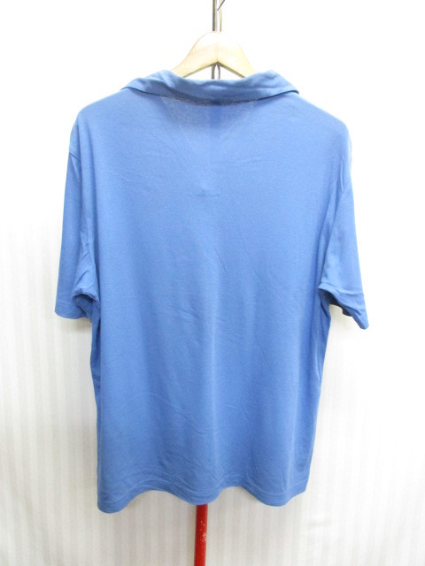 SAM SCURI　サムサクーリ　ポロシャツ　メンズ48　ブルーシャツ　半袖ウエア　半袖シャツ　半袖カットソー　07142_画像3