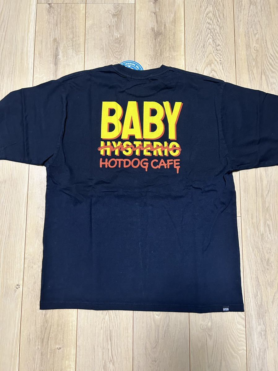 売れ筋】 GLAMOUR HYSTERIC & コラボTwシャツ☆新品☆ CAFE HOTDOG