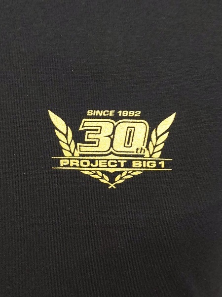 スピード出荷！HONDA/純正/ホンダ/CB 30th/Tシャツ/ブラック/Lサイズ/30周年記念ロゴ/PROJECT BIG-1の画像2