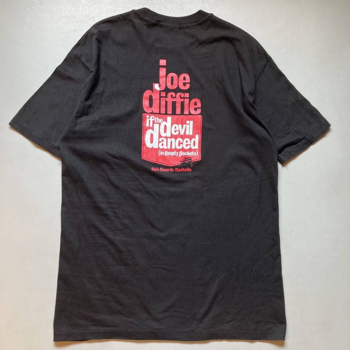 90s joe diffie T-shirt シンガーソングライター　Tシャツ　made in USA アメリカ製Tee プリントTシャツ