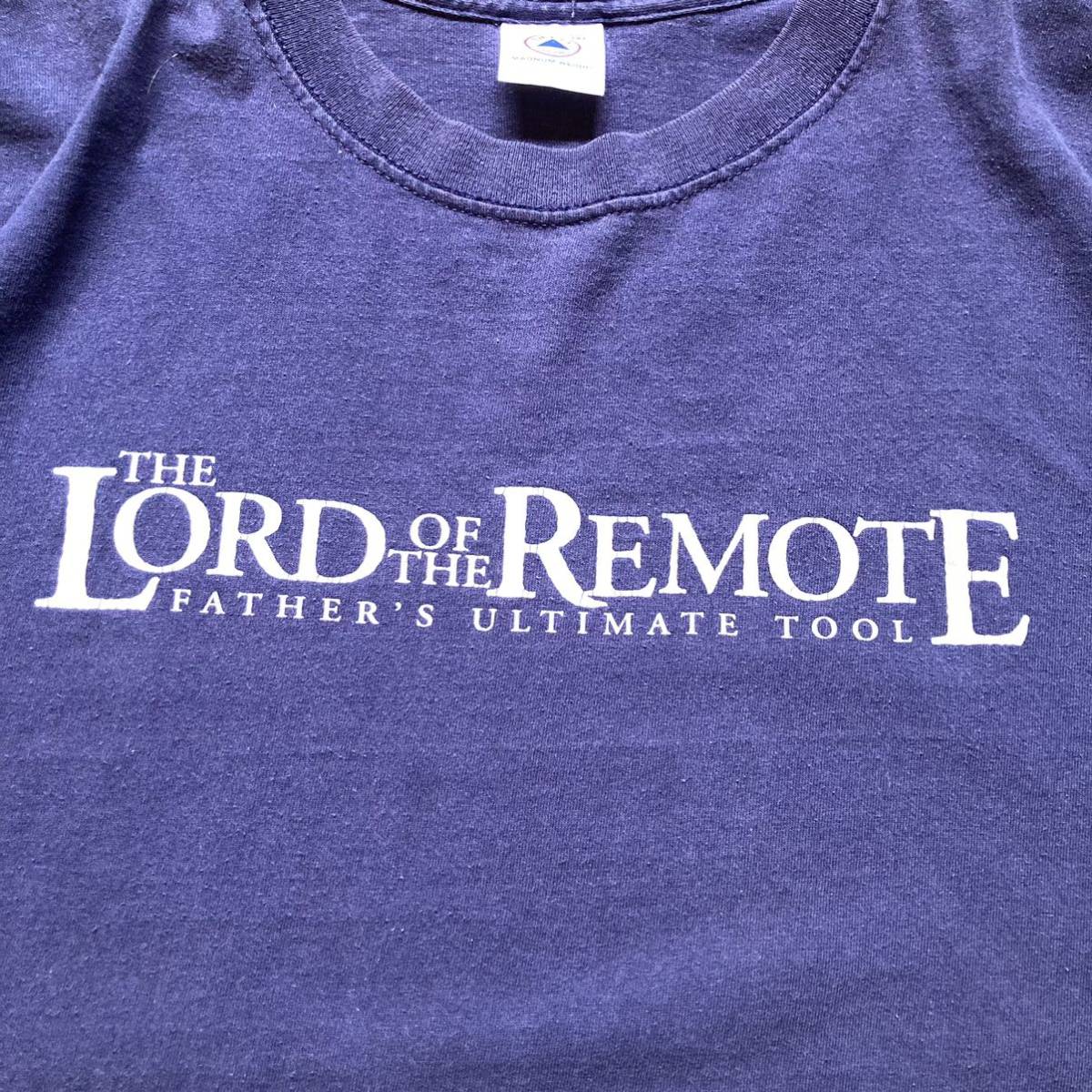 00s the lord of the rings parody T-shirt 「the lord of the “remote”」ロードオブザリング　パロディTシャツ　半袖Tシャツ