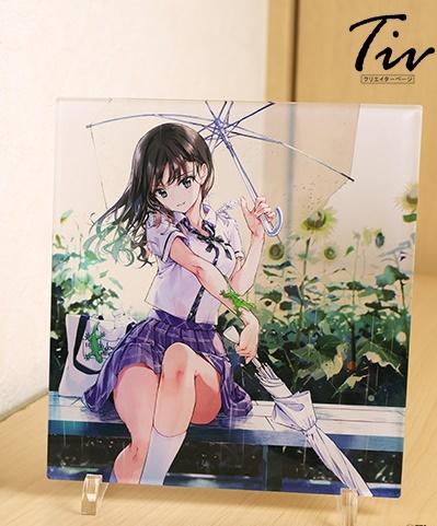 Tiv アクリルアート「rain revive」 直筆サイン 限定20 Limited Tiv アクリルアート「rain revive」 直筆サイン 限定20 Limited