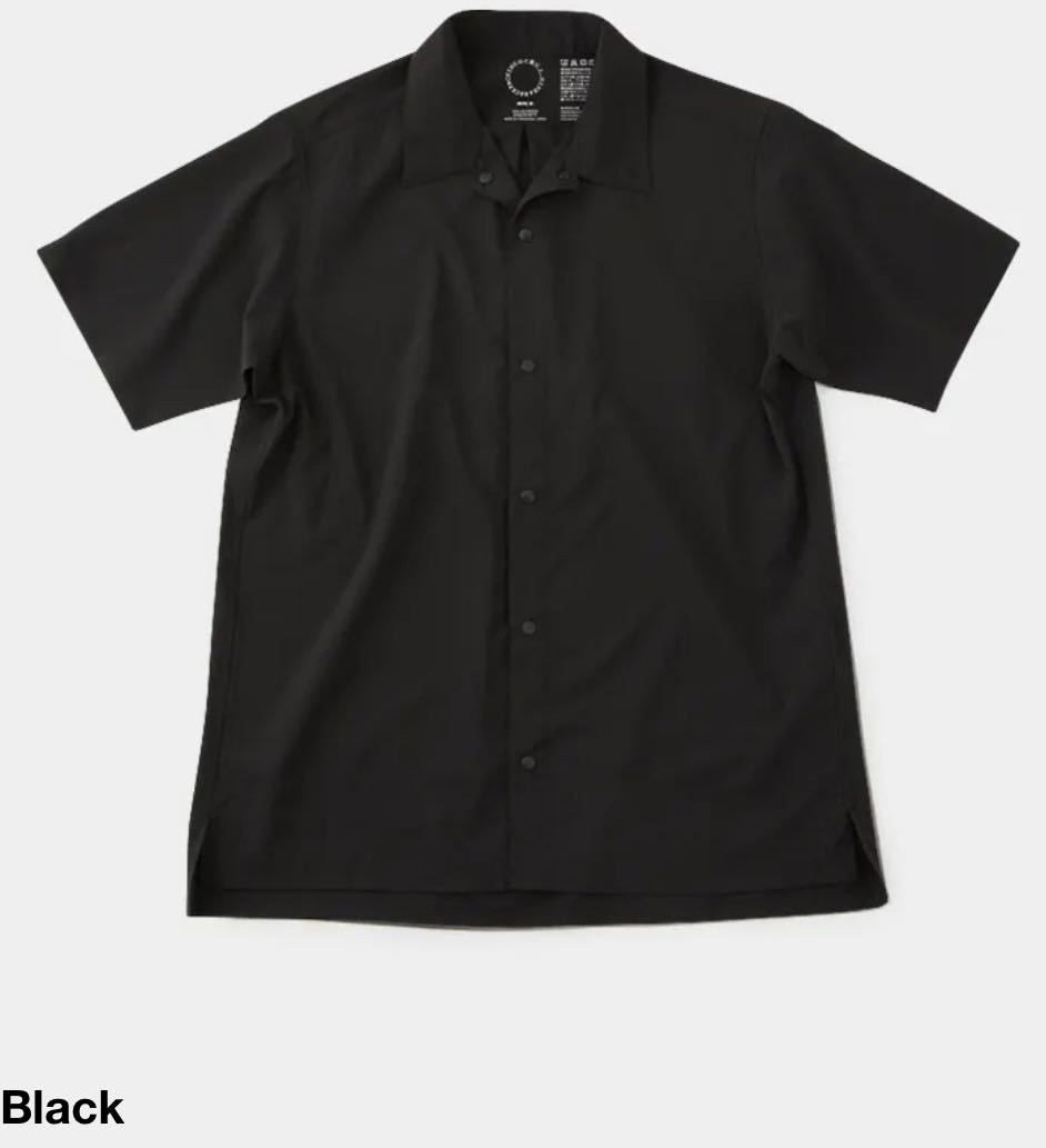 山と道　UL Short Sleeve Shirt Sサイズ　ブラック　黒　登山　ハイカー