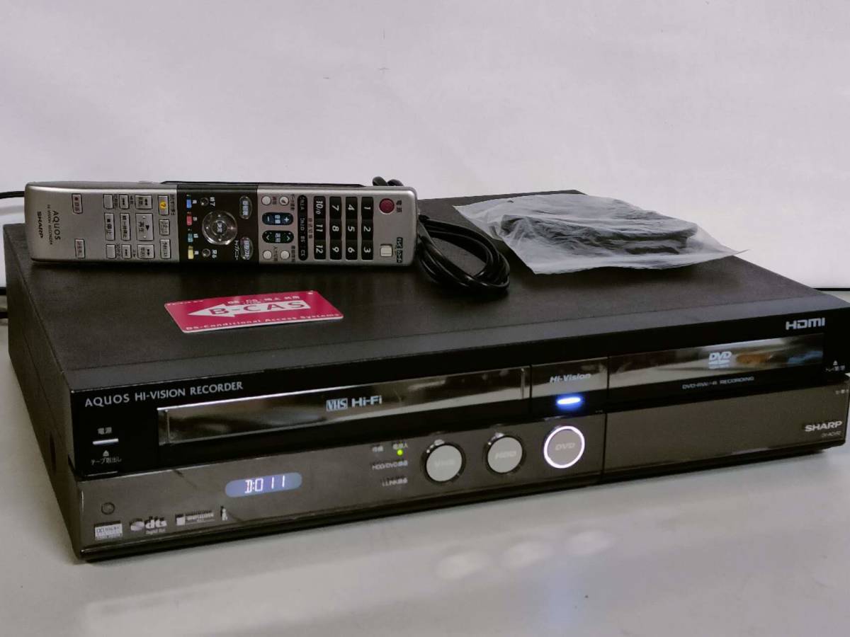 ☆SHARP 「DV-ACV52」 HDD250GB VHS一体型ビデオデッキ、DVDレコーダー