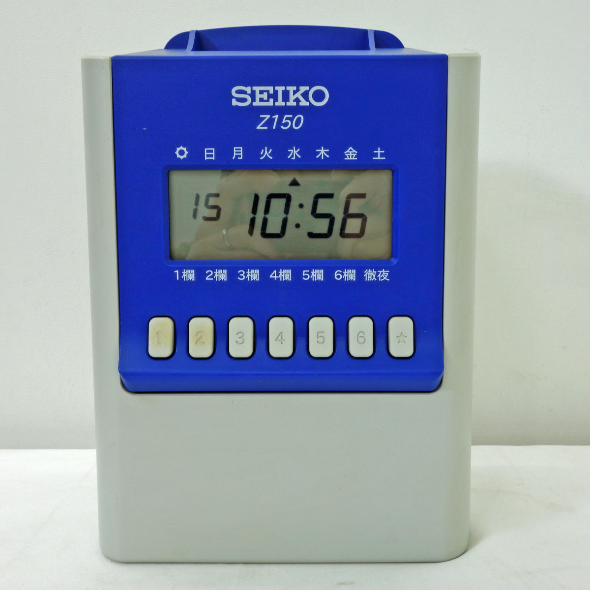  free shipping * SEIKO time recorder Z150 * Seiko width 175× depth 132× height 244mm maximum 50 name 