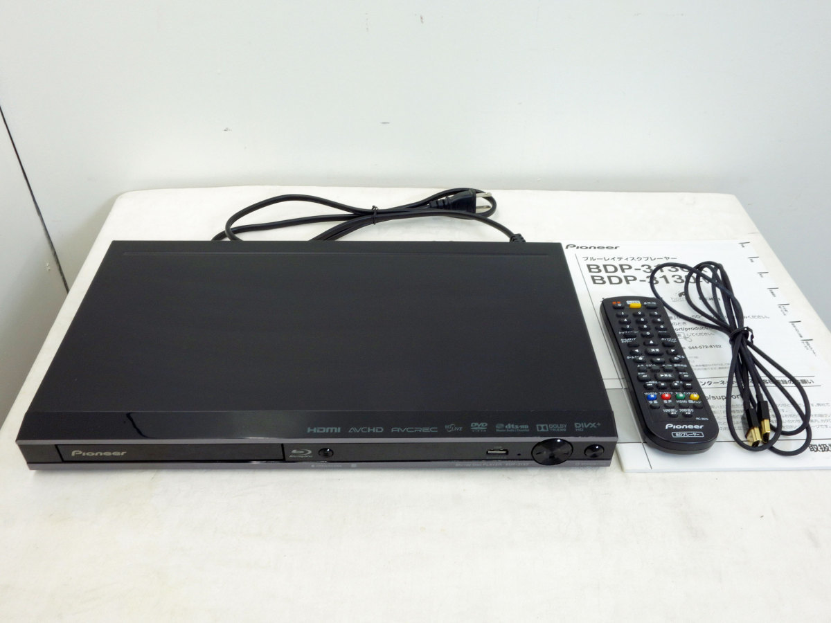 人気が高い BDP-3130-K ブルーレイディスクプレーヤー パイオニア 送料