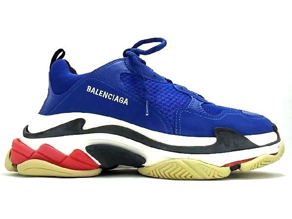 # new goods # unused # BALENCIAGA Balenciaga 536737 Triple S sneakers size 44 ( approximately 29cm) shoes shoes men's blue group AP0122