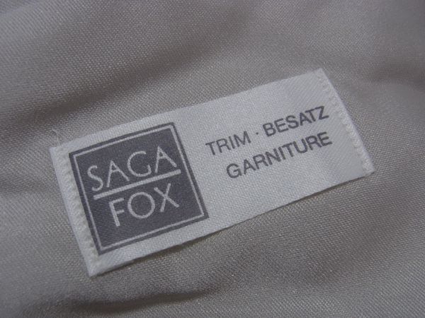 ■新品■未使用■ SAGA FOX サガフォックス フォックスファー 毛皮 ショール ストール ティペット レディース オフホワイト系 BD9000_画像6