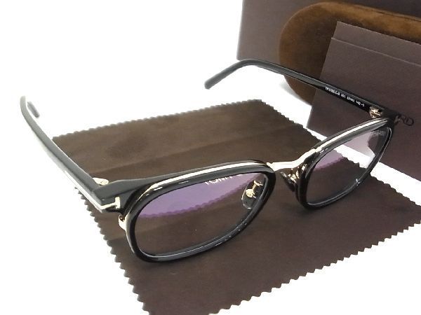 ■新品■未使用■ TOM FORD トムフォード TF5785-D-B メガネ 眼鏡 メンズ レディース ブラック系 AL7457_画像1