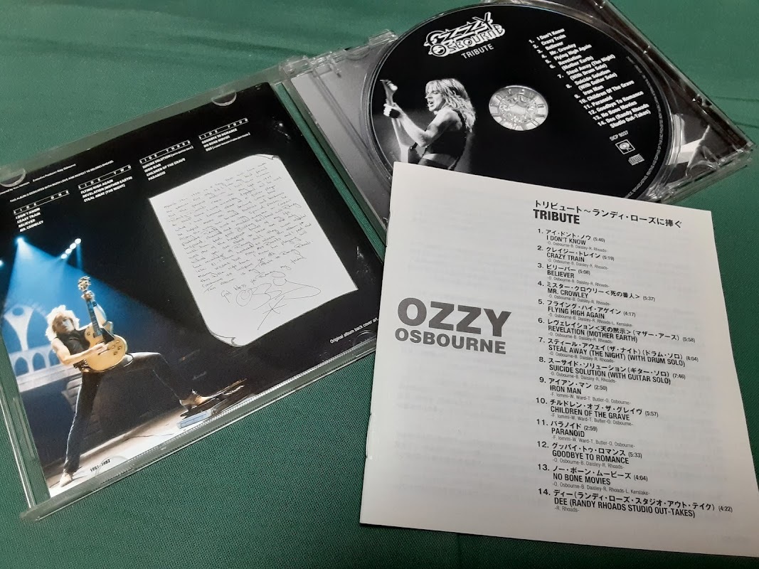 OZZY OSBOURNEoji-* oz bo-n*[ Tribute ~ Landy * rose ...] Japanese record CD used 