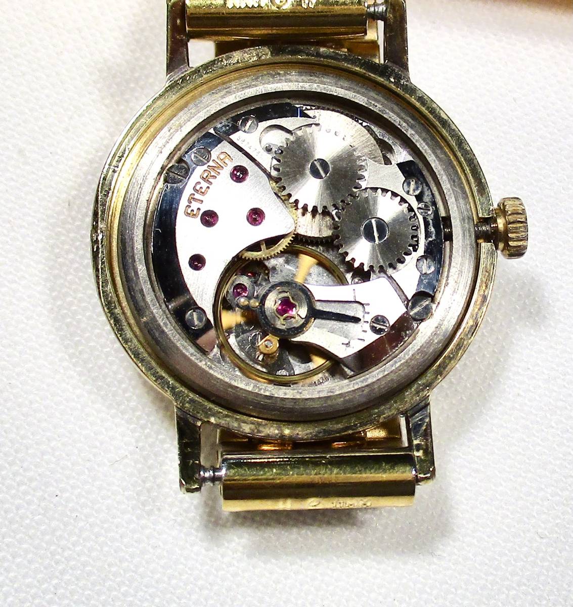 話題の行列 ☆ ETERNA. 金張 婦人用 腕時計 スイス60年 アナログ(手